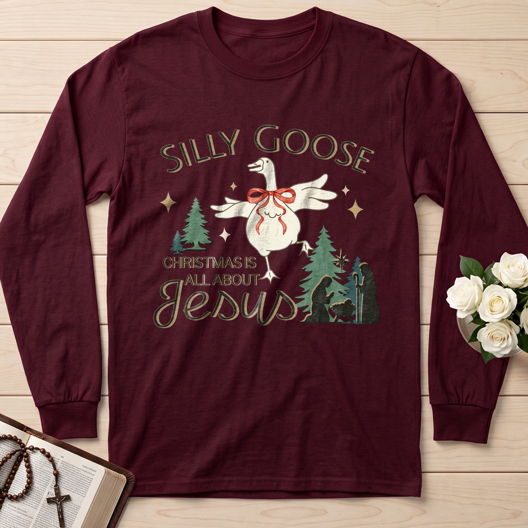 Silly Goose Christmas Is All About Jesus 01