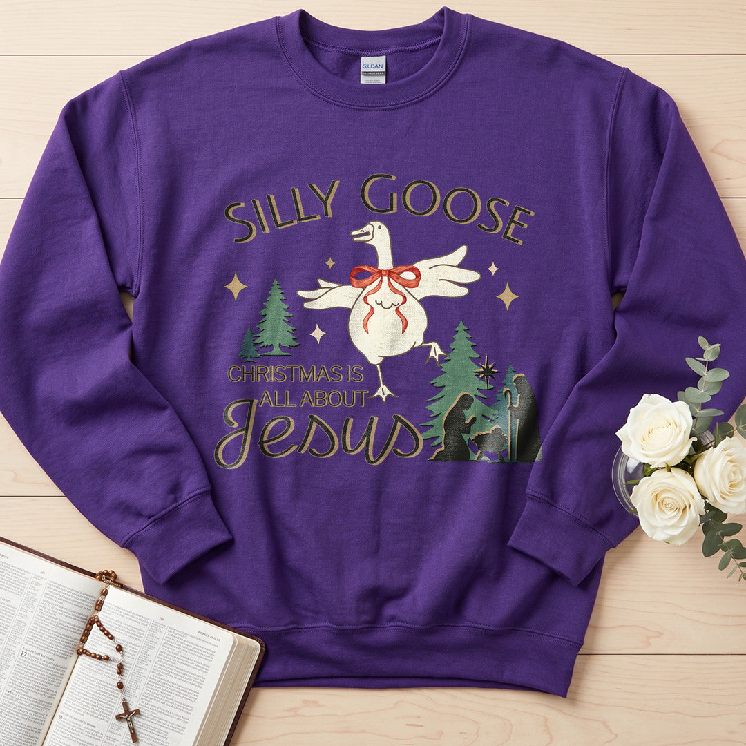 Silly Goose Christmas Is All About Jesus 01