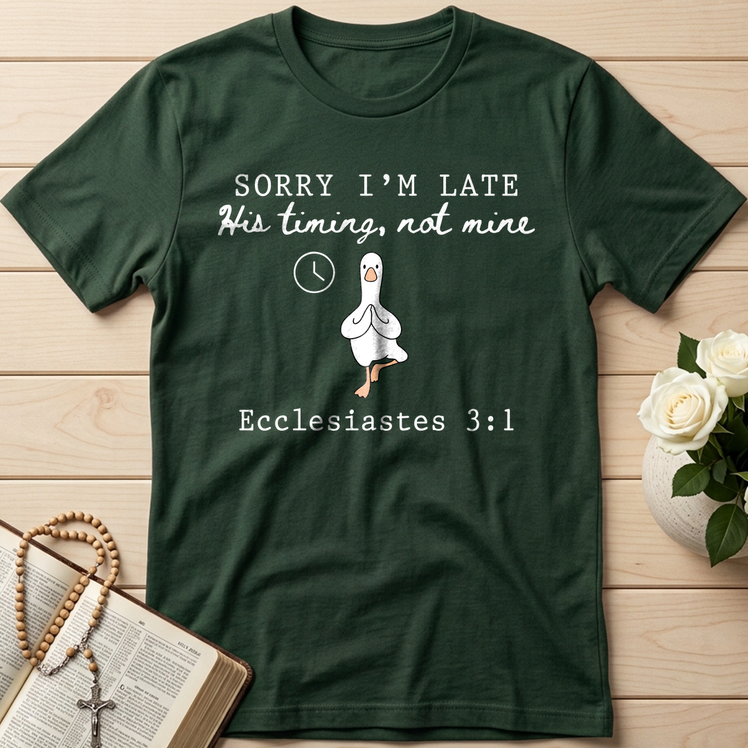 Sorry I'm Late His Timing, Not Mine Ecclesiastes 3.1 03