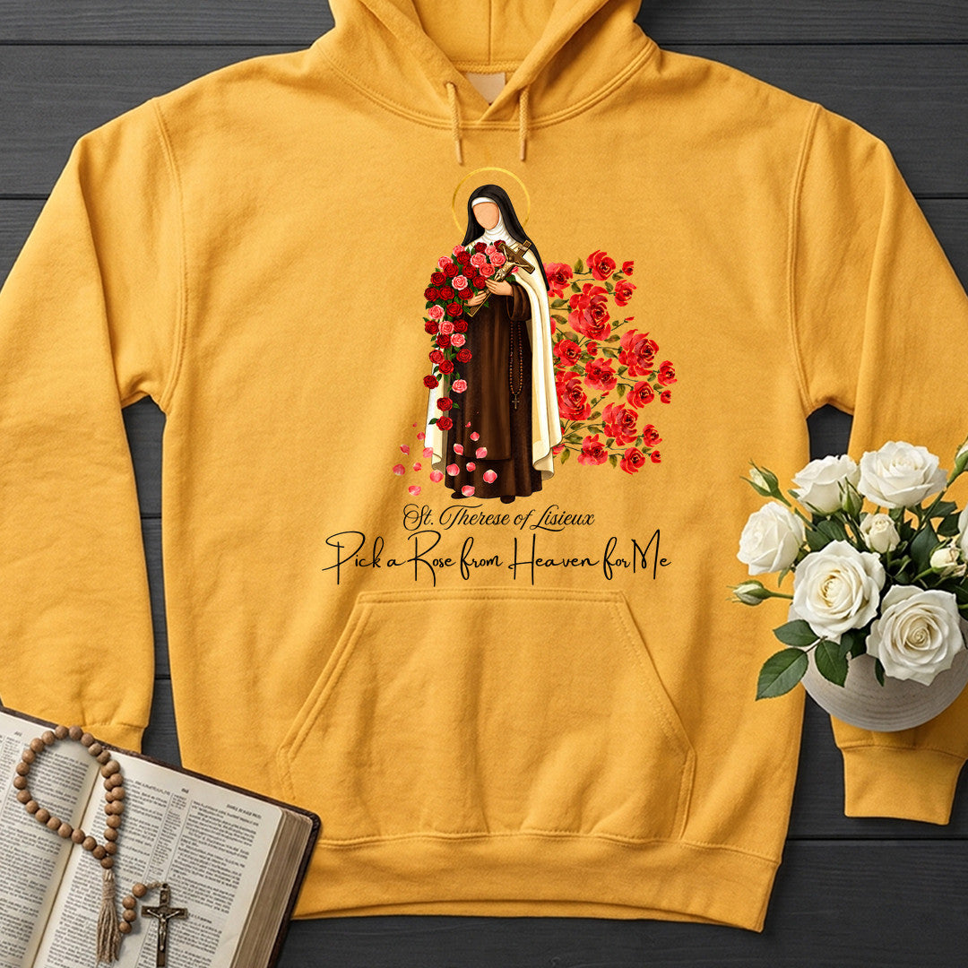 St.Therese Of Lisieux Pick A Rose From Heaven For Me 01