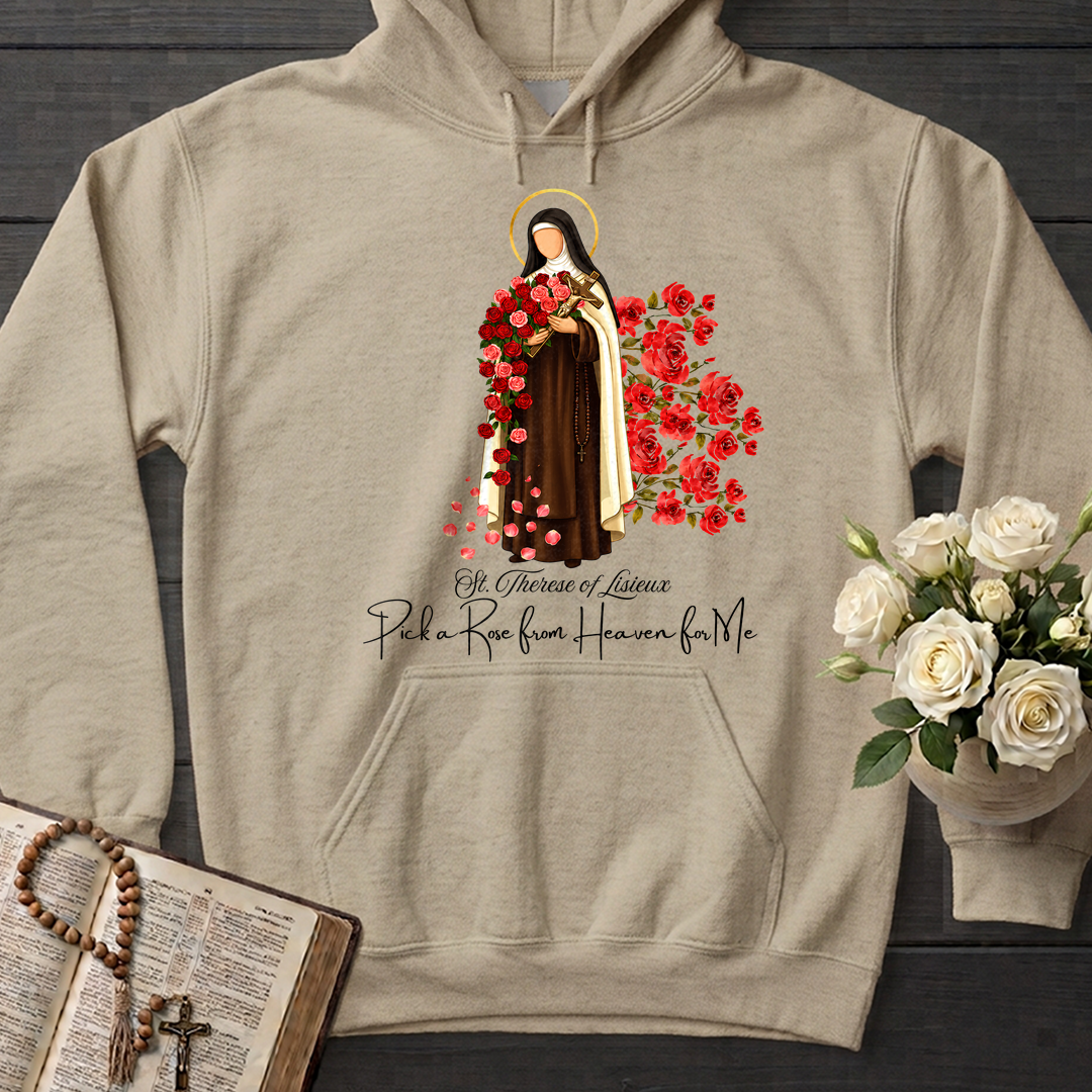 St.Therese Of Lisieux Pick A Rose From Heaven For Me 01