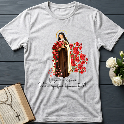 St.Therese Of Lisieux Pick A Rose From Heaven For Me 01
