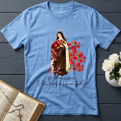 St.Therese Of Lisieux Pick A Rose From Heaven For Me 01