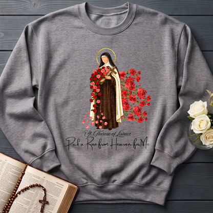 St.Therese Of Lisieux Pick A Rose From Heaven For Me 01