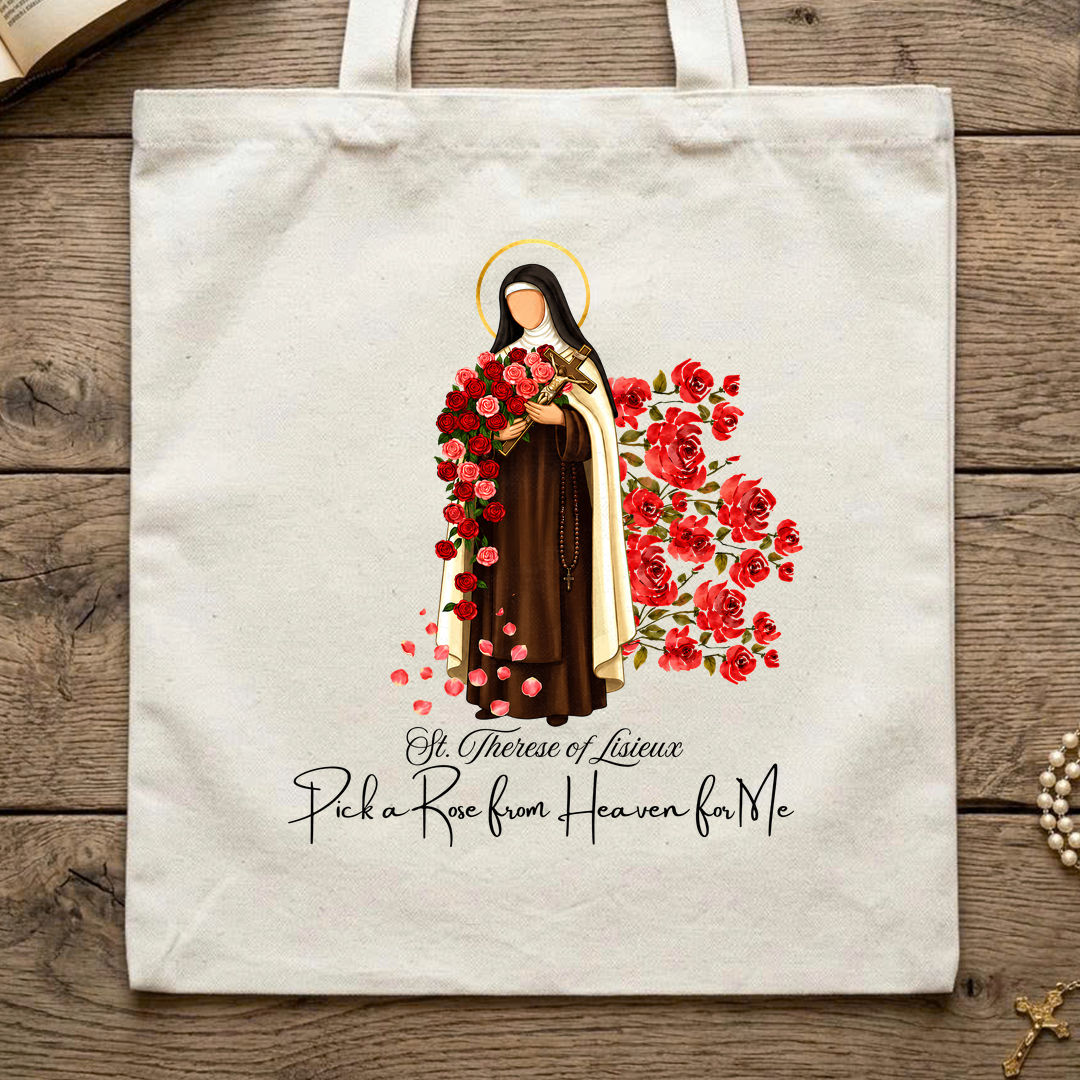 St.Therese Of Lisieux Pick A Rose From Heaven For Me 01