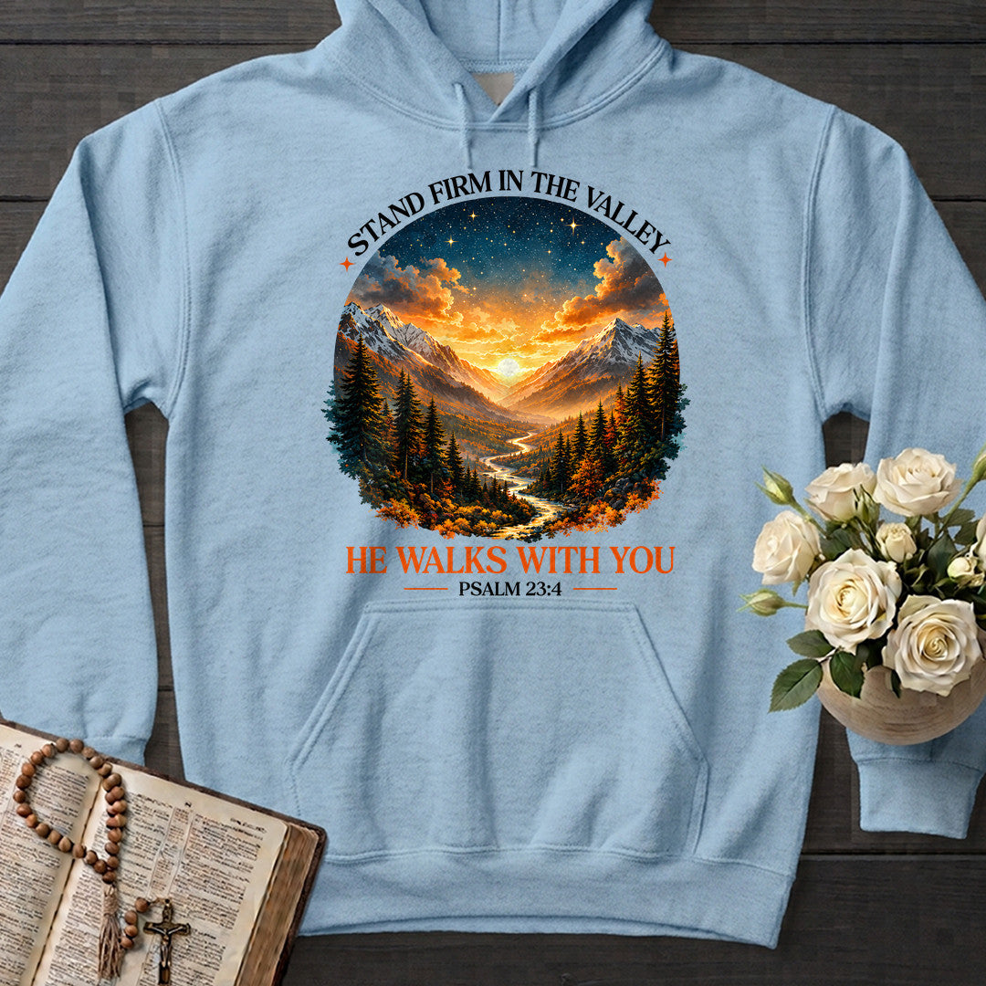 Stand Firm In The Valley He Walks With You Psalm 23.4 01