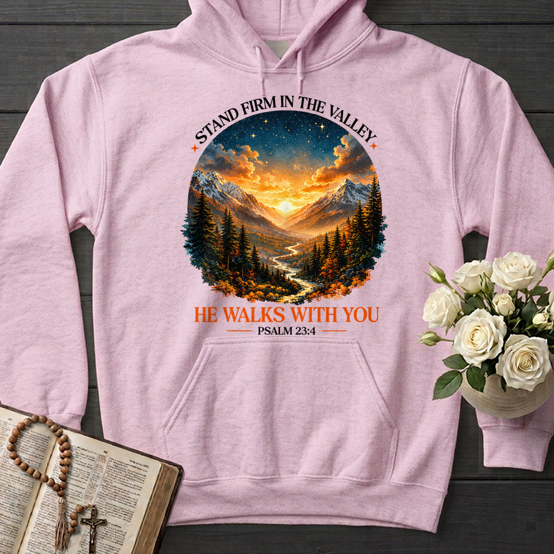 Stand Firm In The Valley He Walks With You Psalm 23.4 01