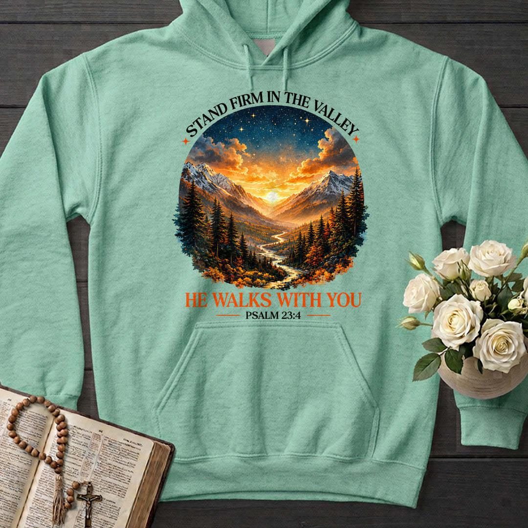 Stand Firm In The Valley He Walks With You Psalm 23.4 01