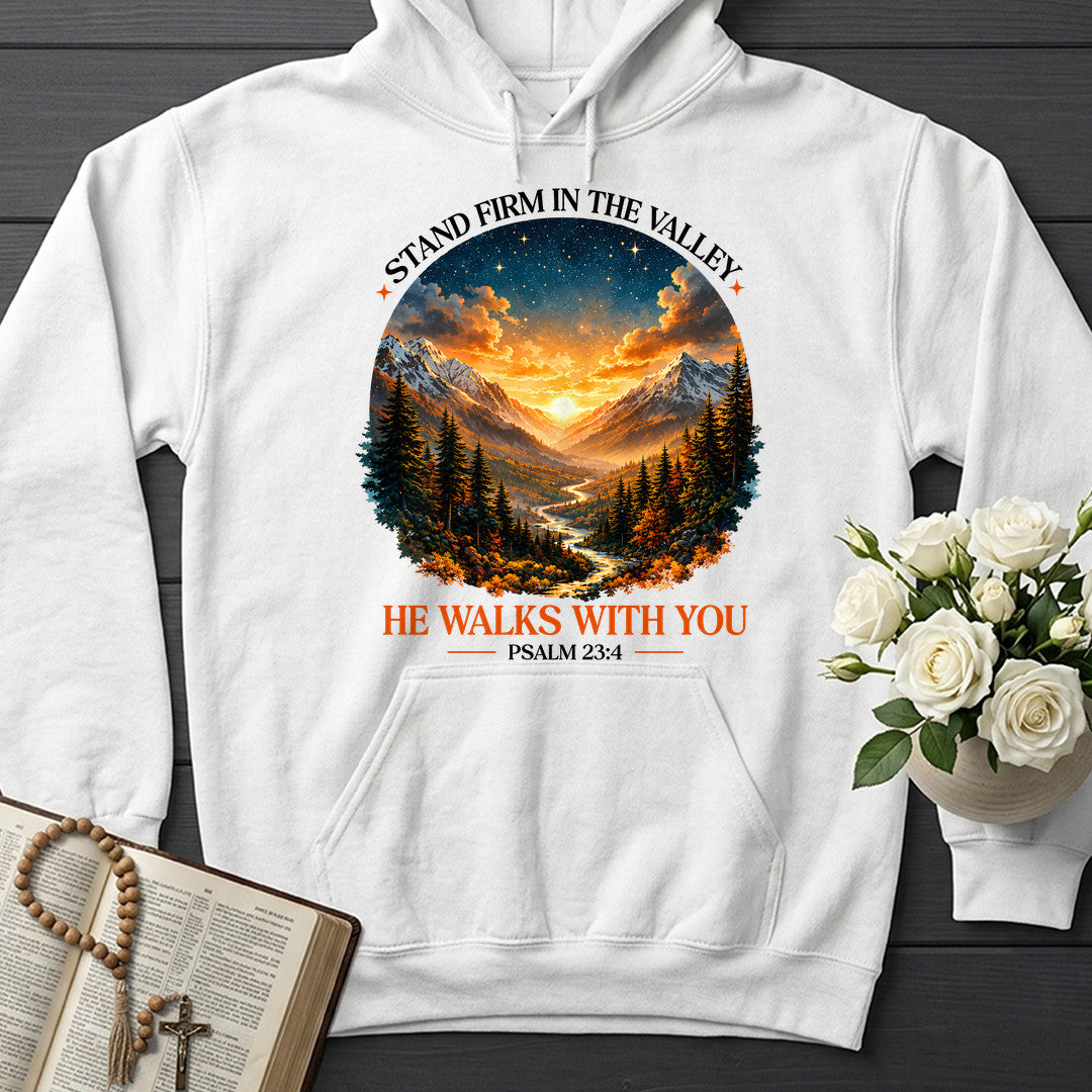 Stand Firm In The Valley He Walks With You Psalm 23.4 01