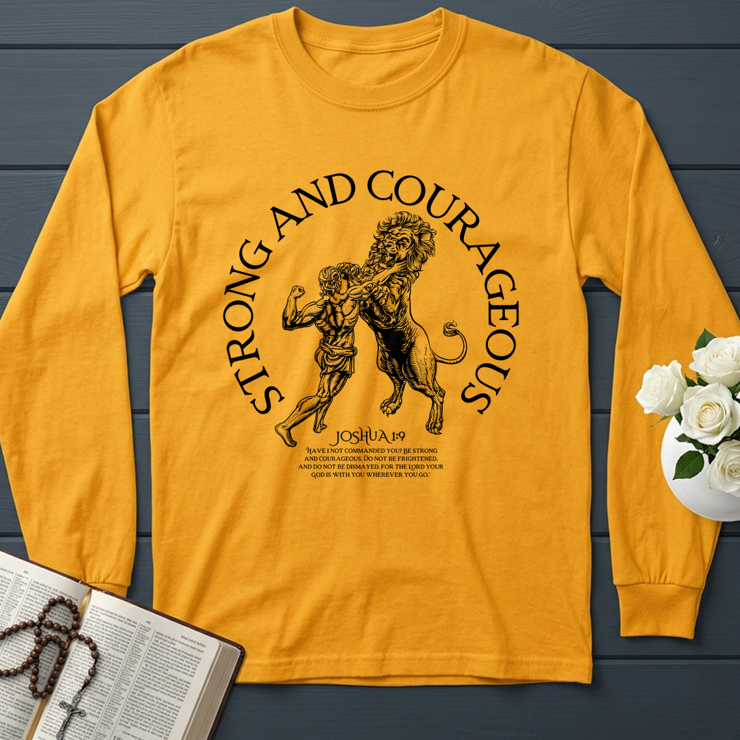 Strong And Courageous Joshua 1.9 01