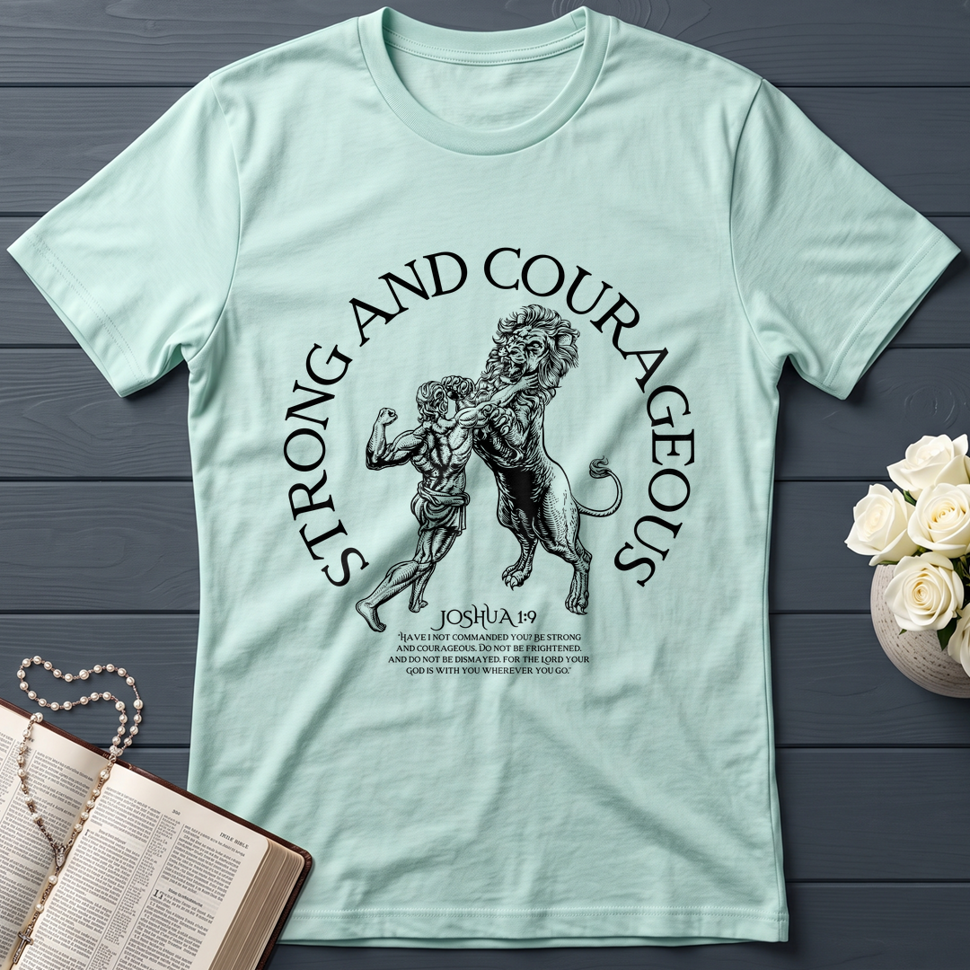Strong And Courageous Joshua 1.9 01