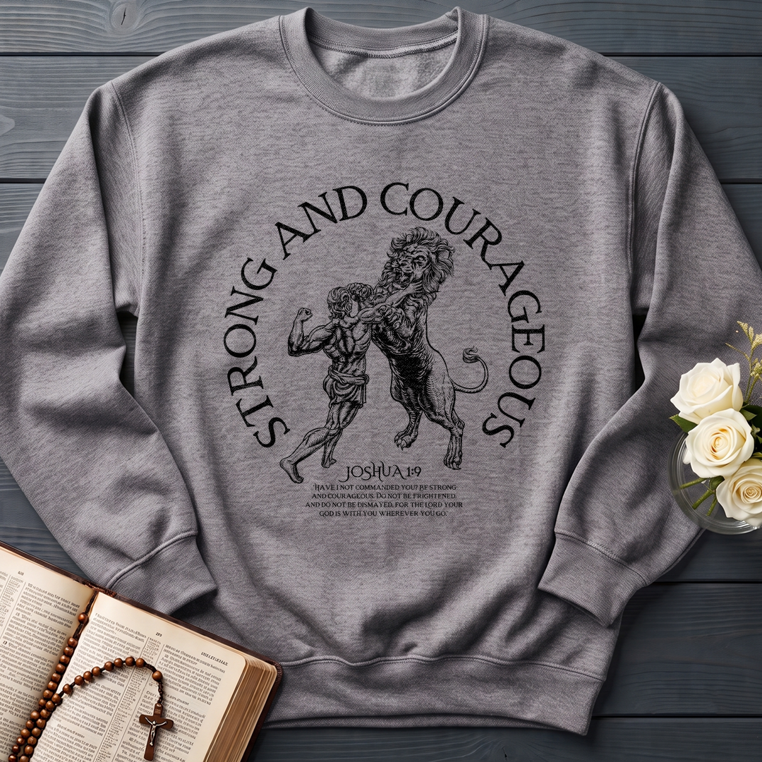 Strong And Courageous Joshua 1.9 01