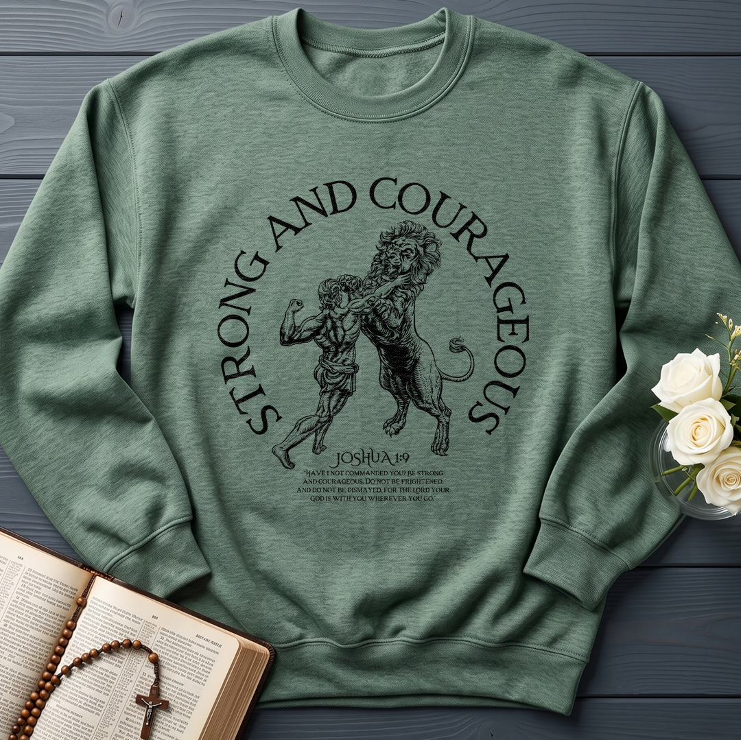 Strong And Courageous Joshua 1.9 01