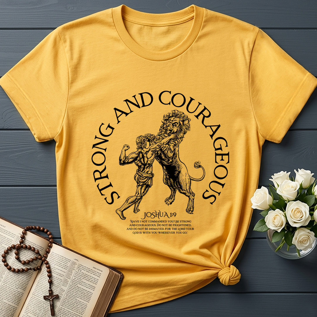 Strong And Courageous Joshua 1.9 01