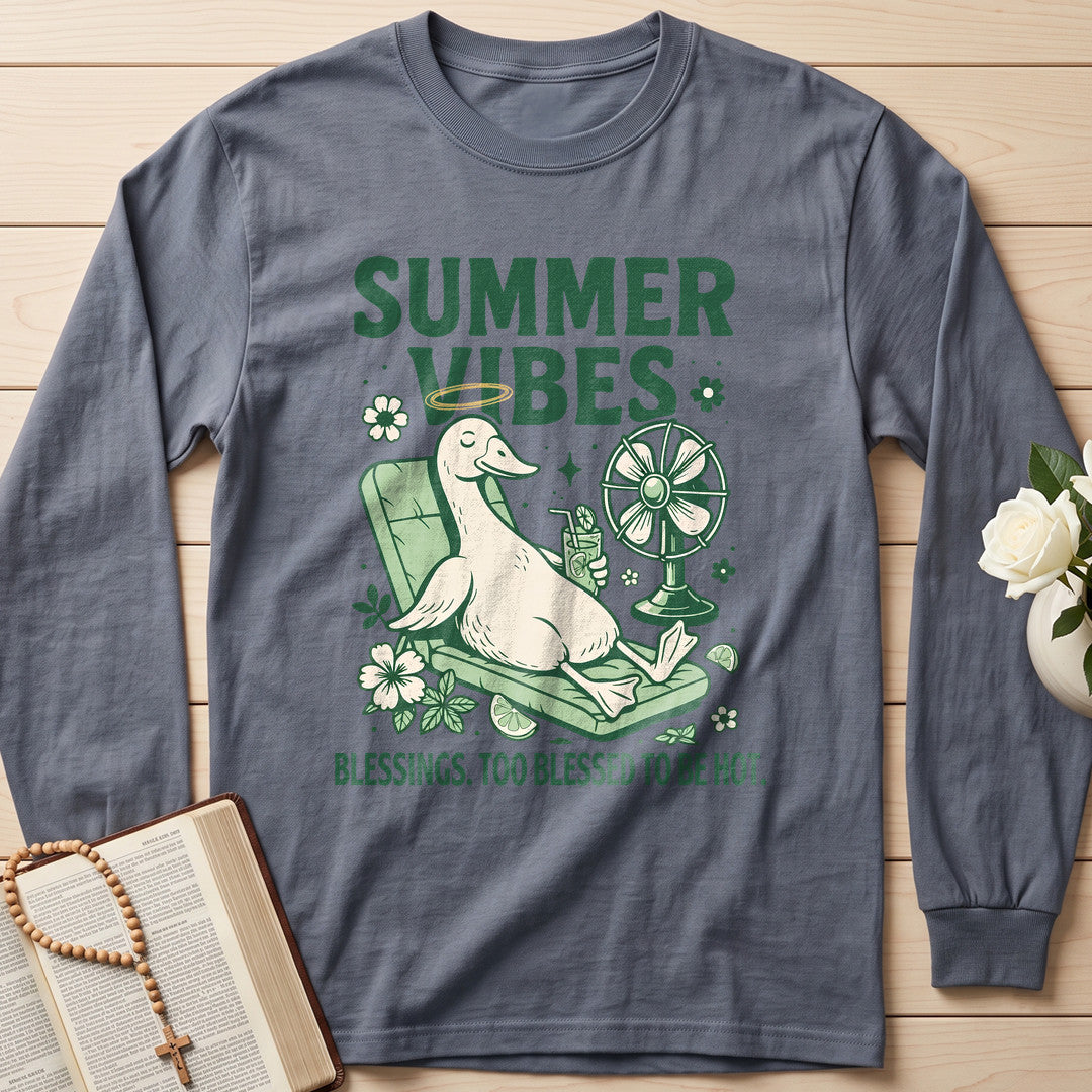 Summer Vibes Blessings Too Blessed To Be Hot 01