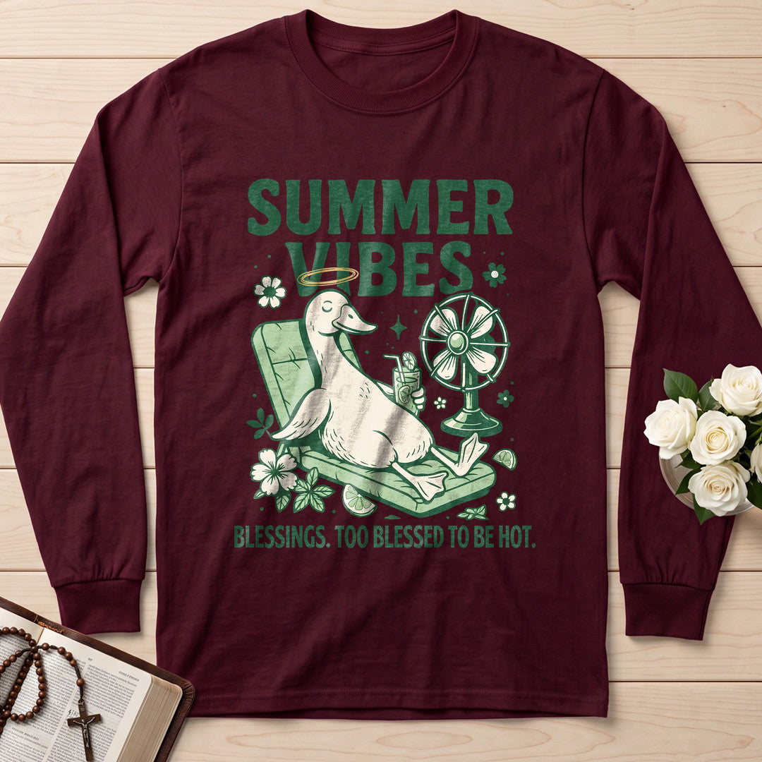Summer Vibes Blessings Too Blessed To Be Hot 01