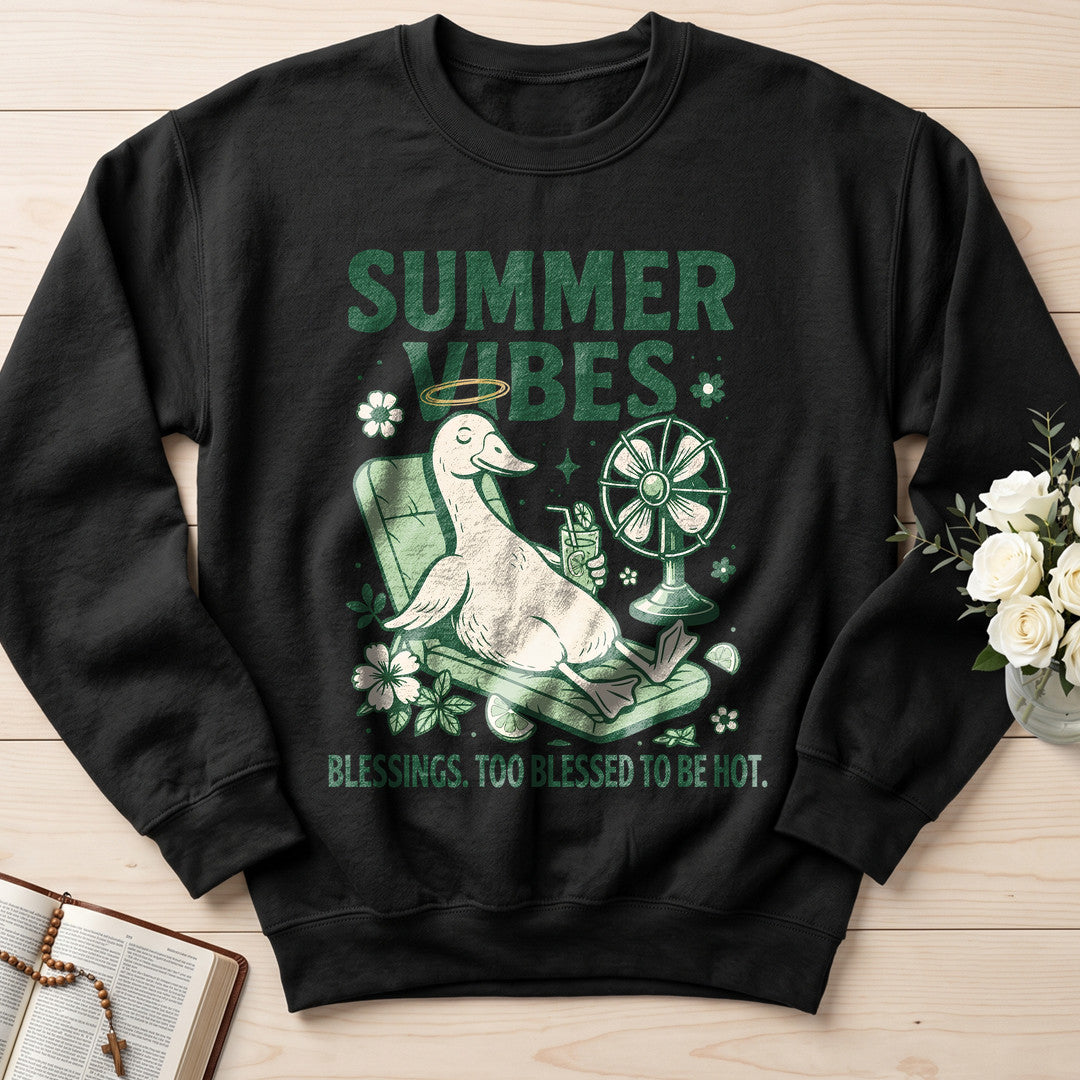Summer Vibes Blessings Too Blessed To Be Hot 01
