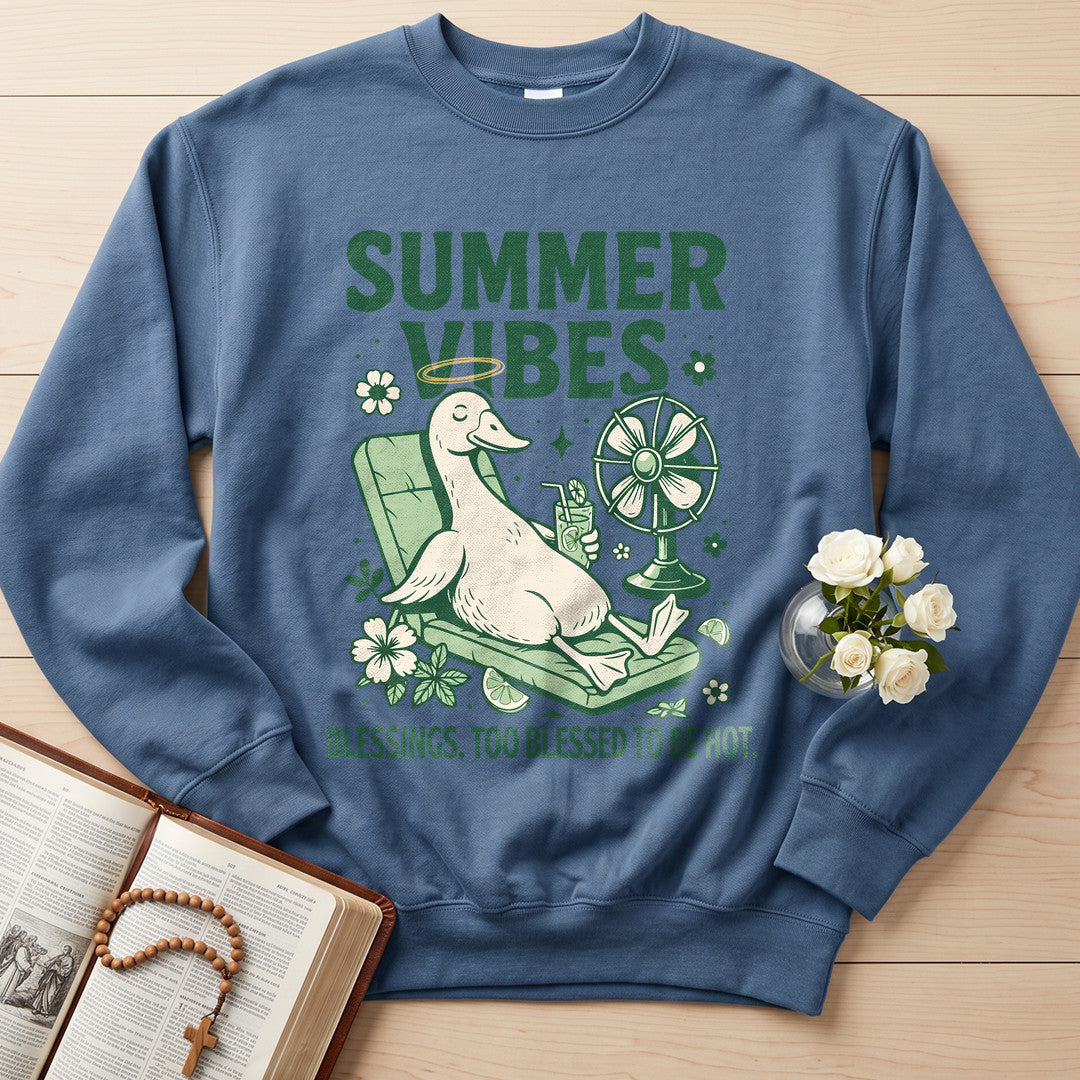 Summer Vibes Blessings Too Blessed To Be Hot 01