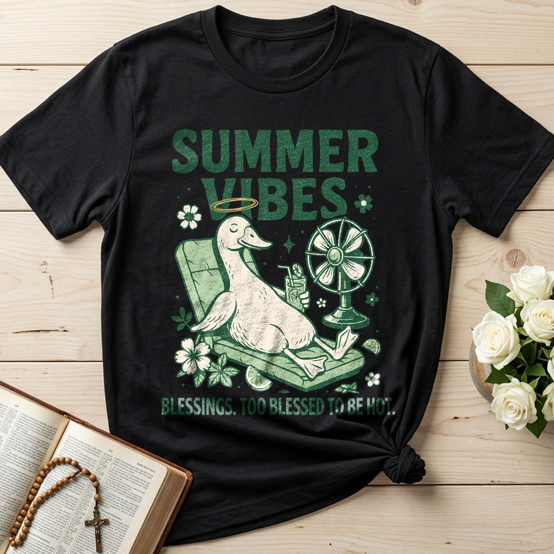 Summer Vibes Blessings Too Blessed To Be Hot 01