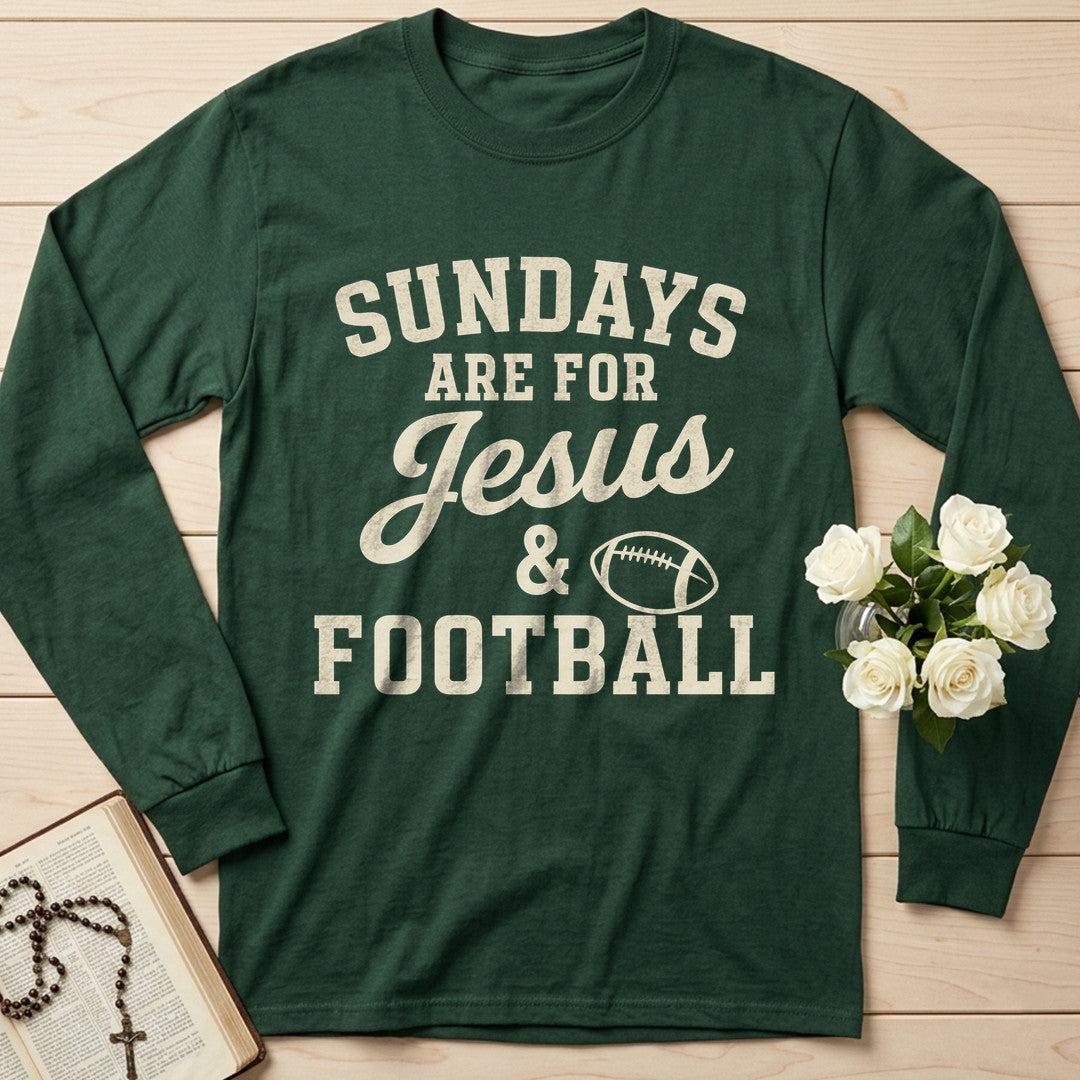 Sundays Are For Jesus And Football 01