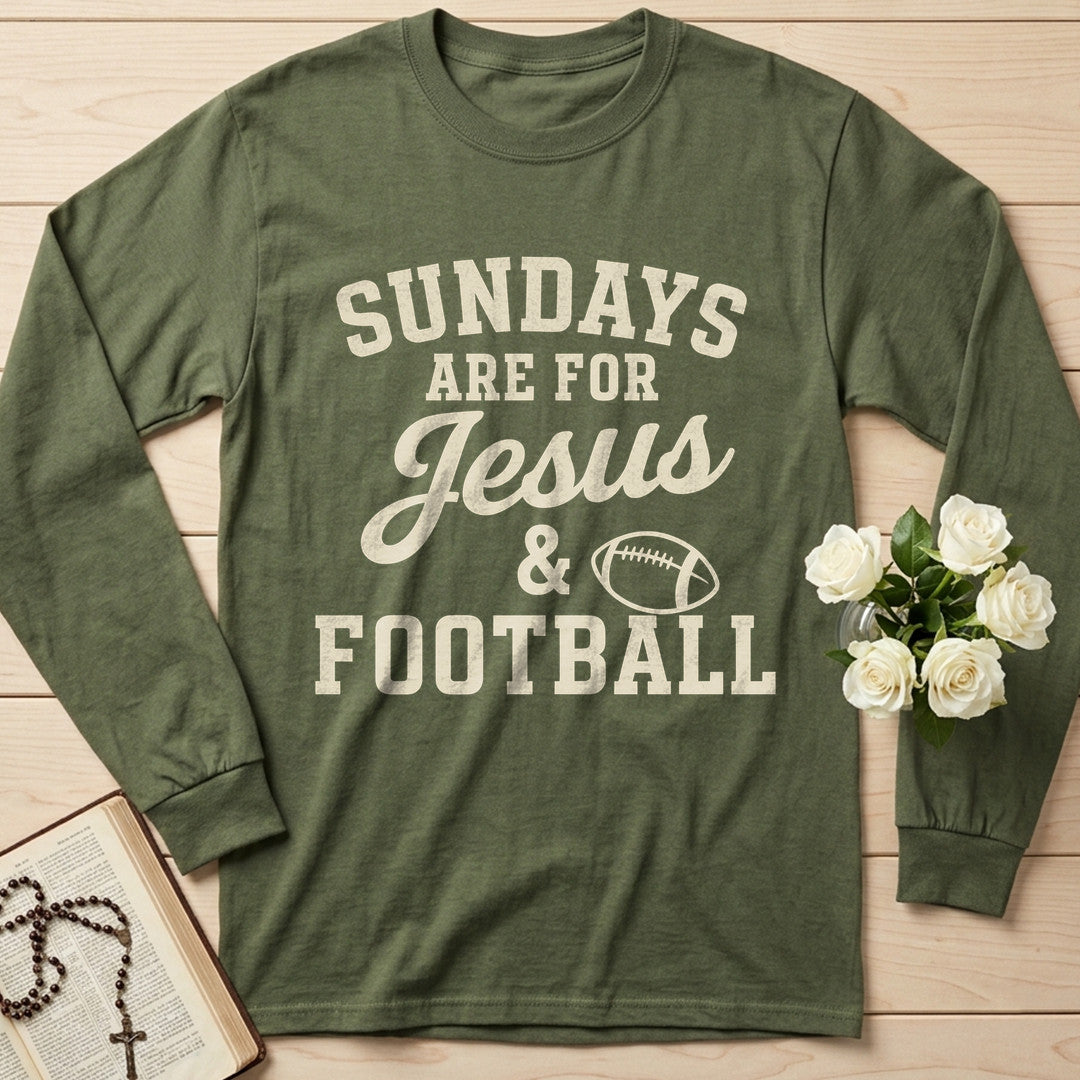Sundays Are For Jesus And Football 01