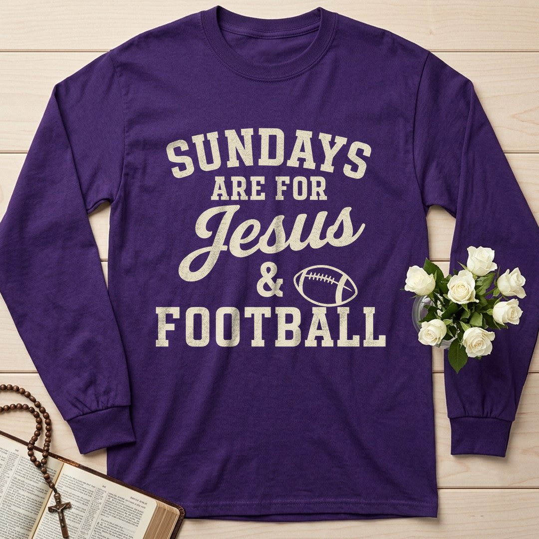 Sundays Are For Jesus And Football 01