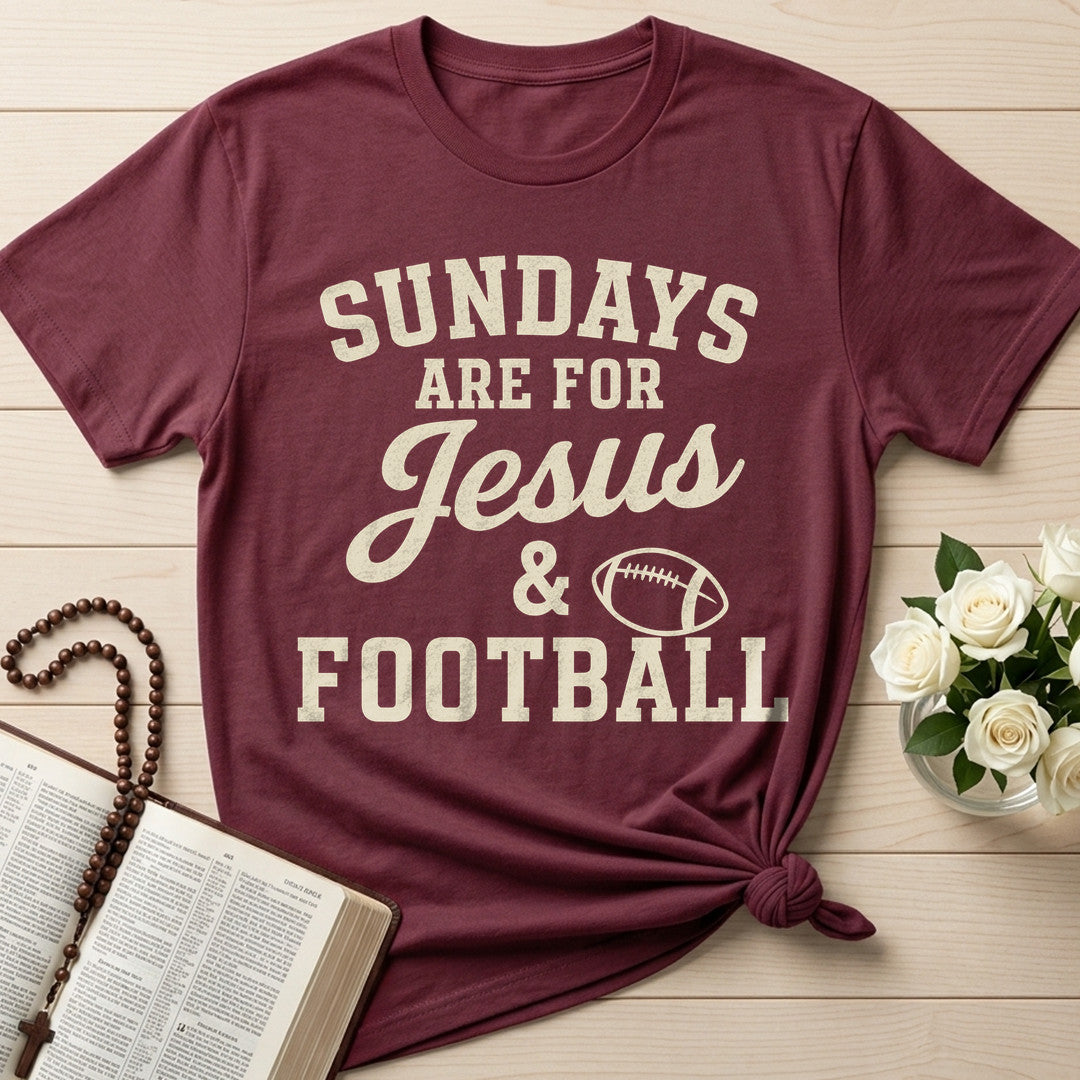 Sundays Are For Jesus And Football 01
