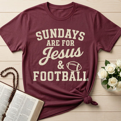Sundays Are For Jesus And Football 01