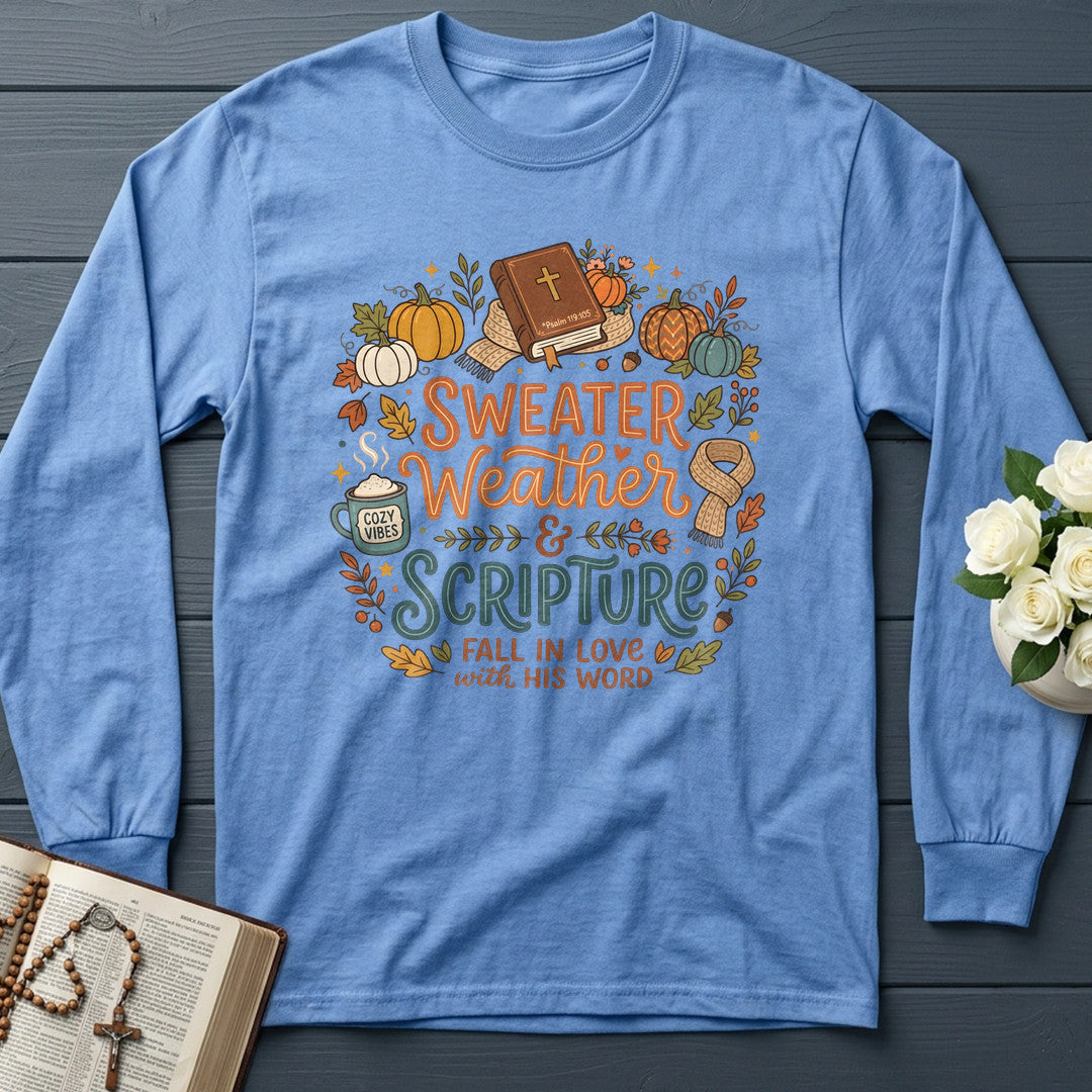 Sweater Weather Cozy Vibes Scripture 01
