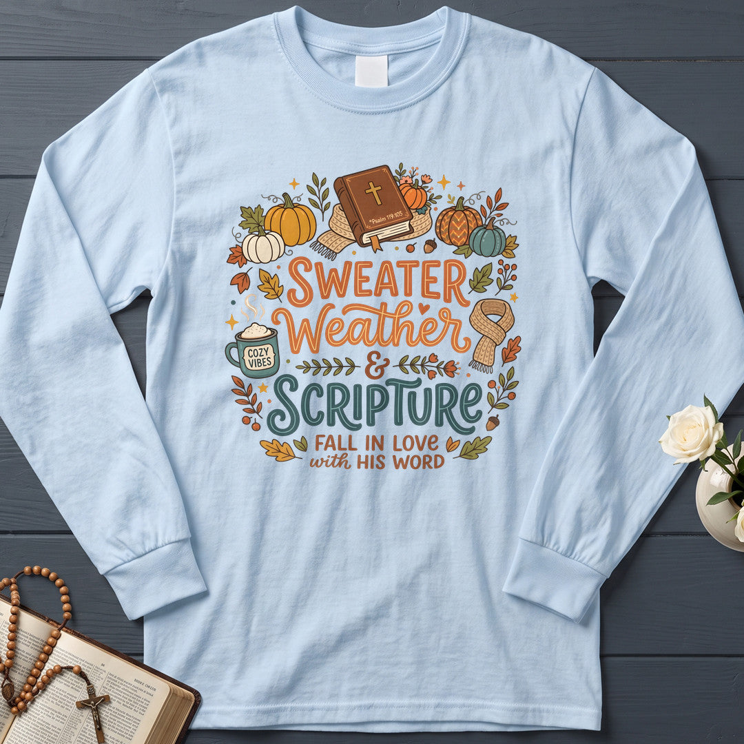 Sweater Weather Cozy Vibes Scripture 01