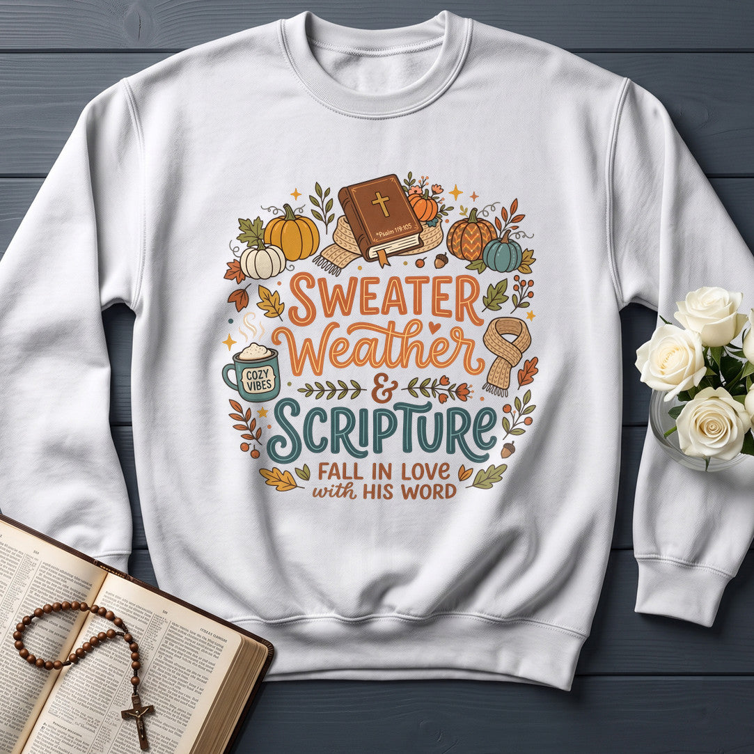 Sweater Weather Cozy Vibes Scripture 01