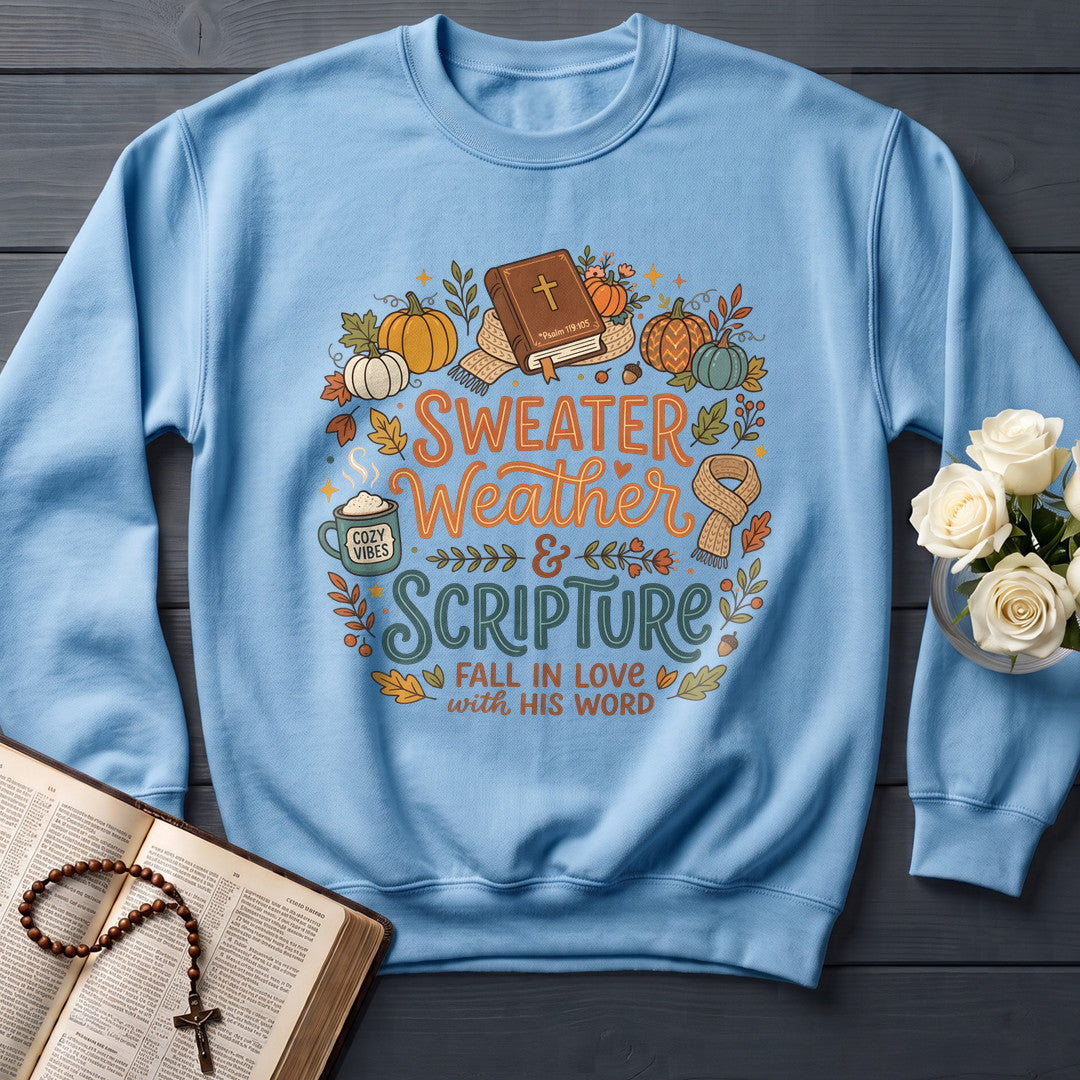 Sweater Weather Cozy Vibes Scripture 01