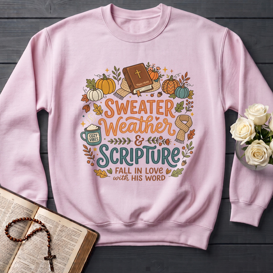 Sweater Weather Cozy Vibes Scripture 01