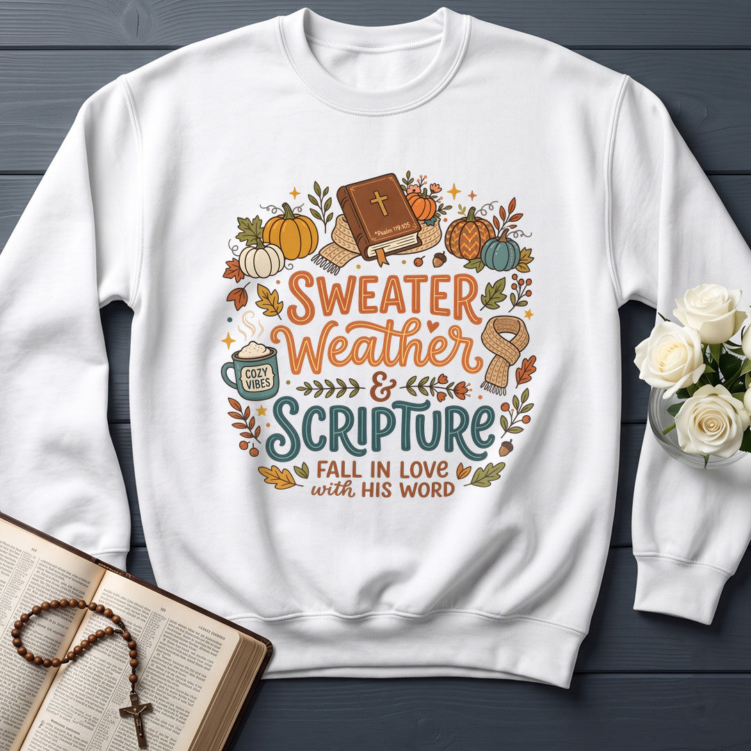 Sweater Weather Cozy Vibes Scripture 01