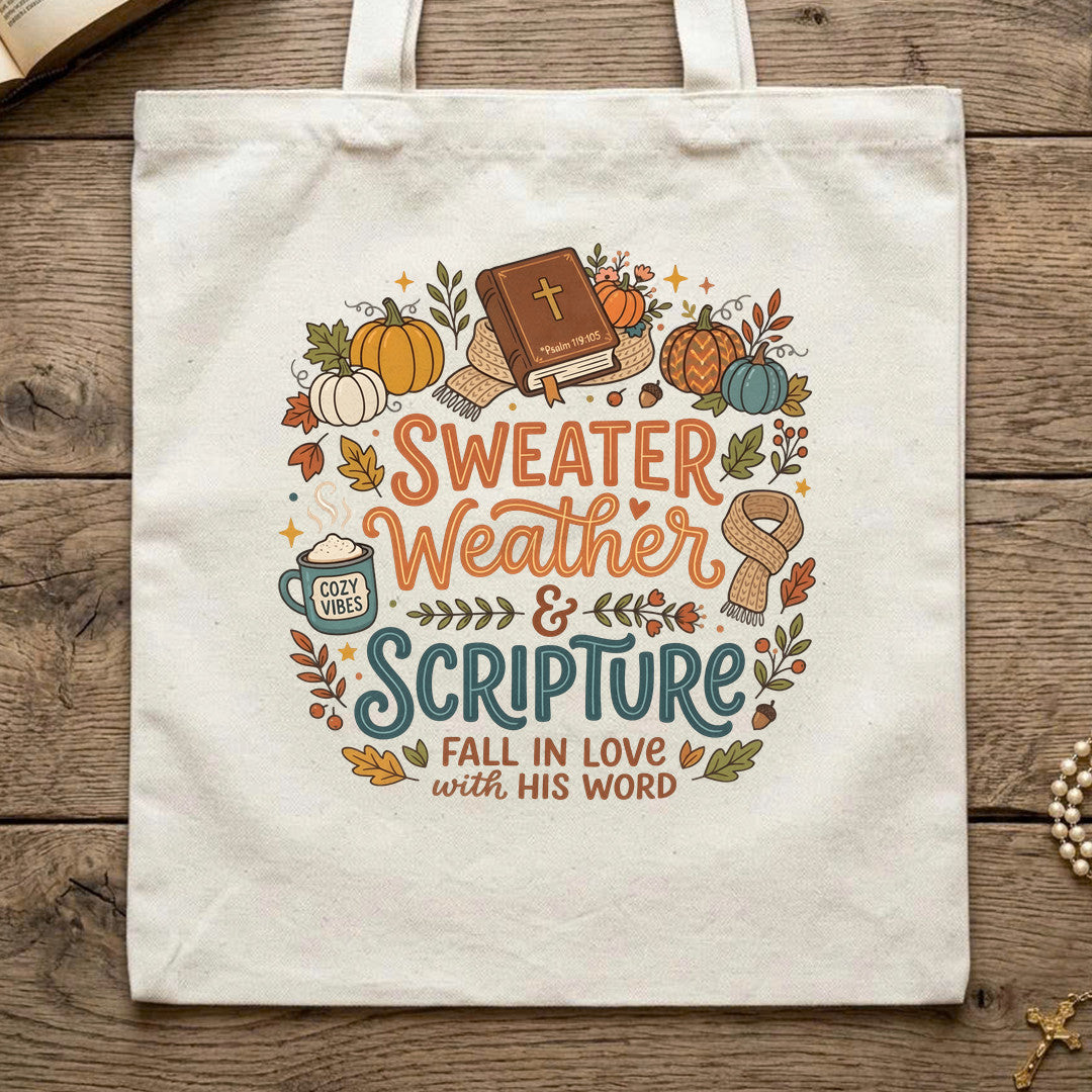 Sweater Weather Cozy Vibes Scripture 01