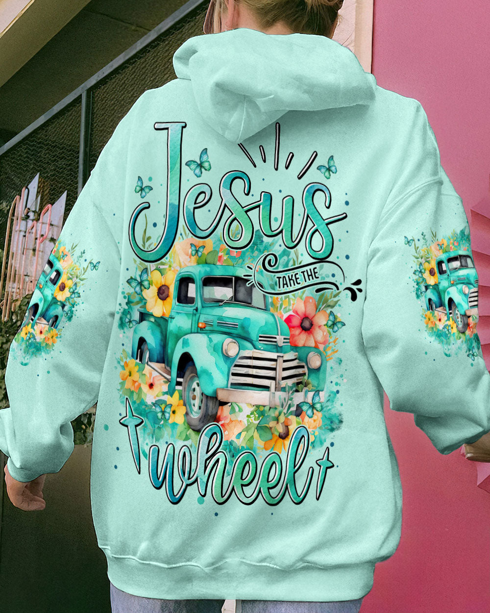 Jesus Take The Wheel Hoodie 20