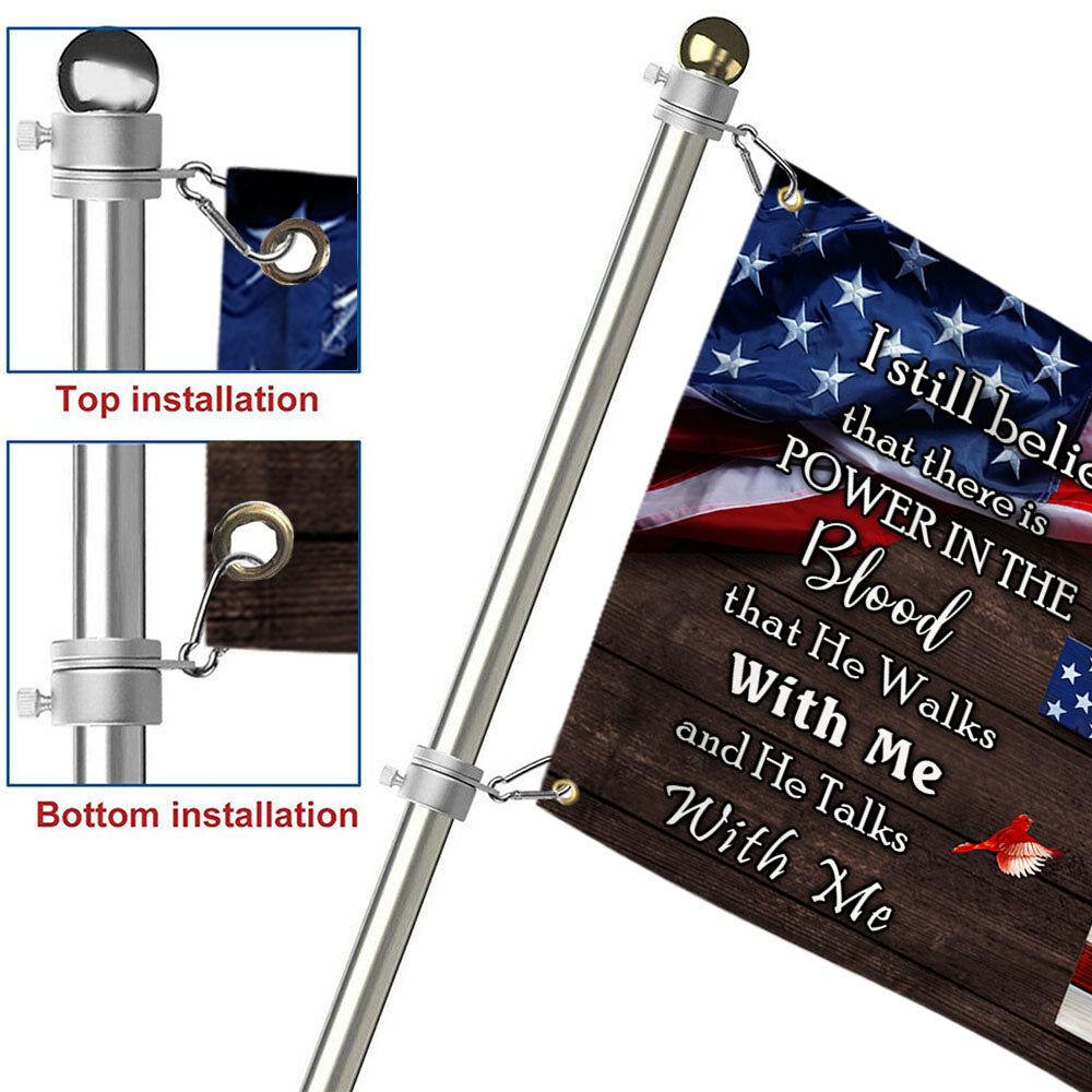Jesus Cross Grommet Flag The Old Rugged Cross