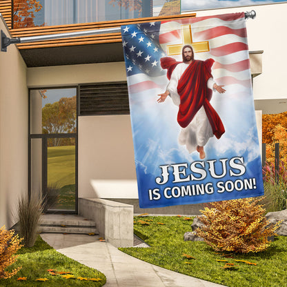 Jesus Is Coming Soon, Jesus Christ American Flag