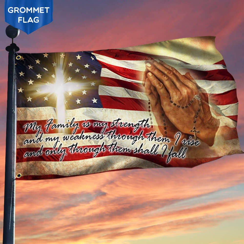 Jesus Family Grommet Flag PN089GF