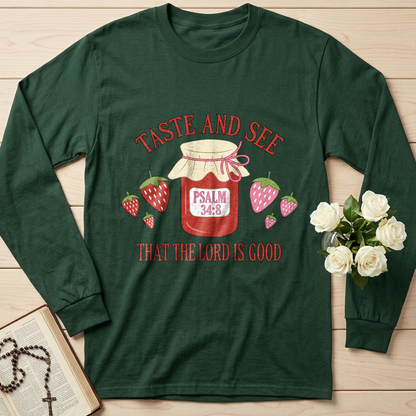 Taste And See That The Lord Is Good Psalm 34.8 01