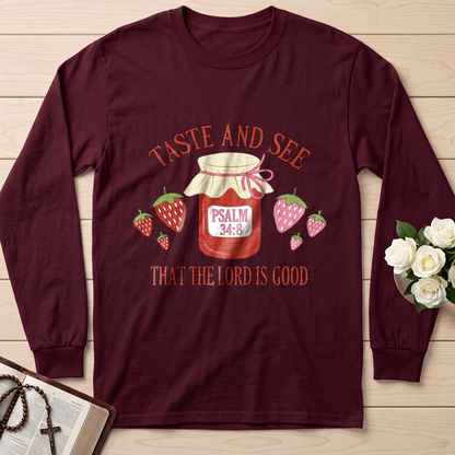 Taste And See That The Lord Is Good Psalm 34.8 01