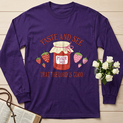 Taste And See That The Lord Is Good Psalm 34.8 01