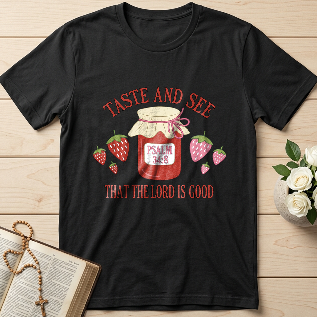 Taste And See That The Lord Is Good Psalm 34.8 01