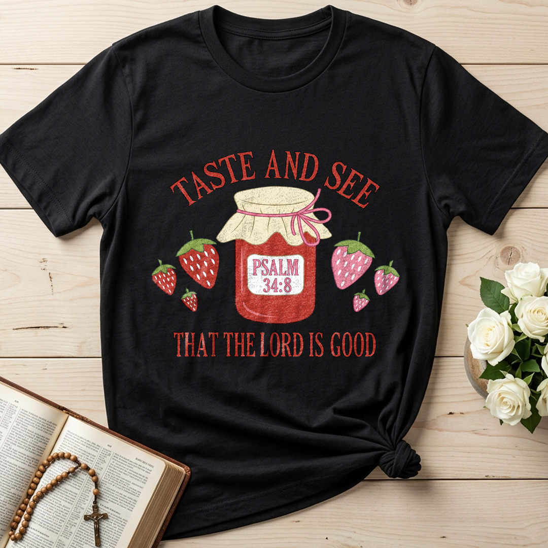Taste And See That The Lord Is Good Psalm 34.8 01