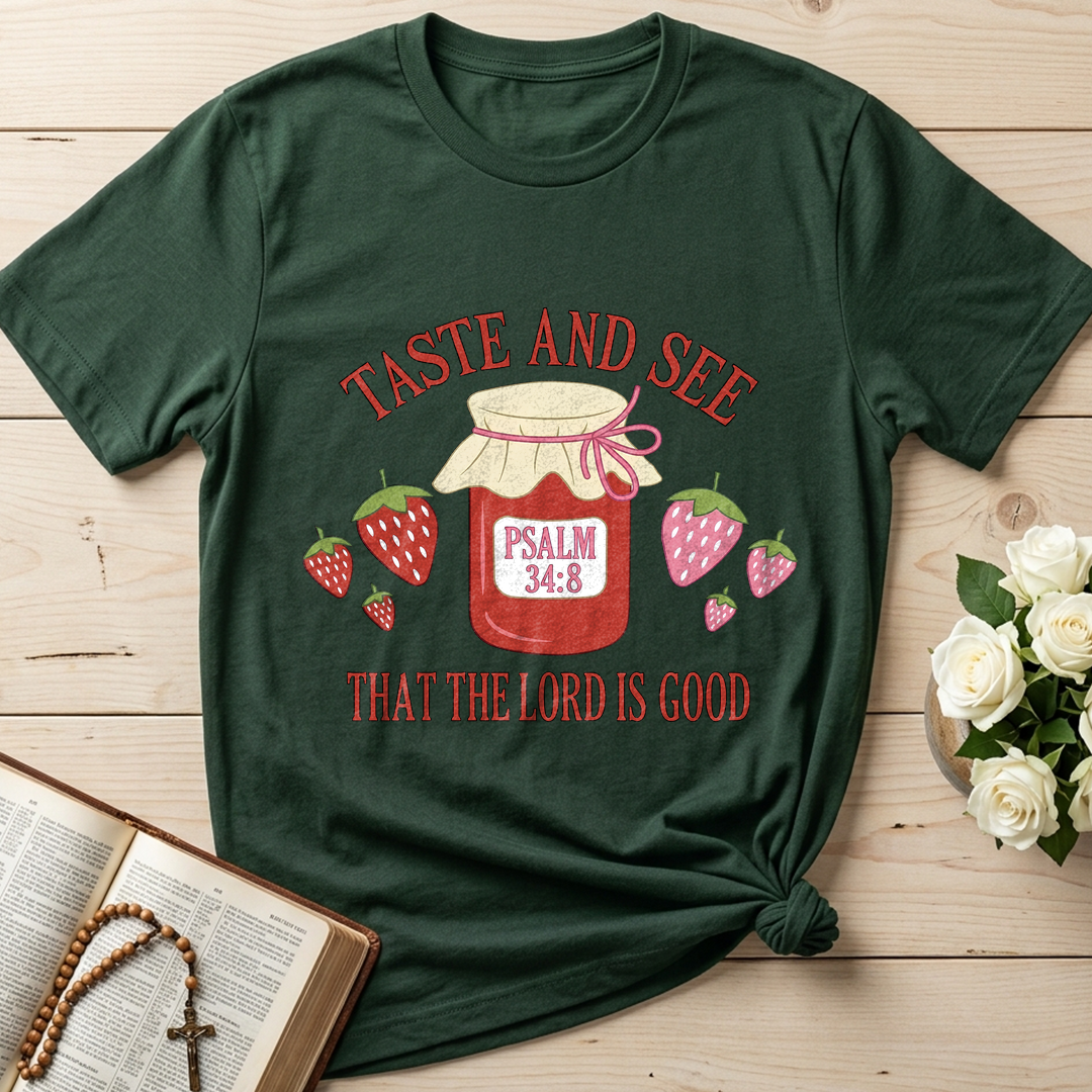 Taste And See That The Lord Is Good Psalm 34.8 01