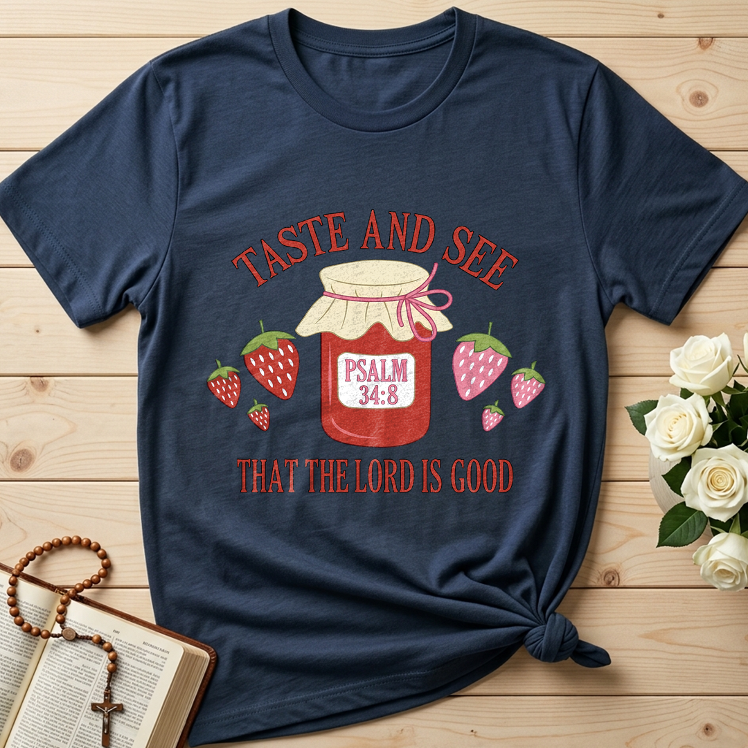 Taste And See That The Lord Is Good Psalm 34.8 01