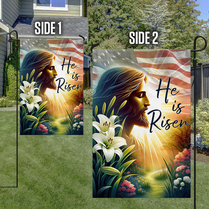 FLAGWIX  Easter Day Jesus He Is Risen Flag
