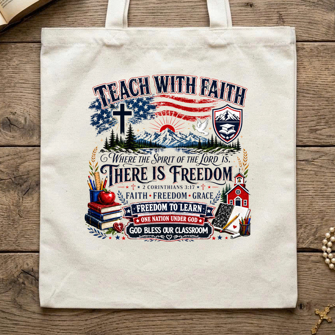 Teach With Faith Where The Spirit Of Lord Is There Freedom 01