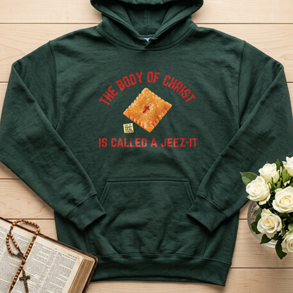 The Body Of Christ Made With 100% Real Cheesus Is Called A Jeez-it 01