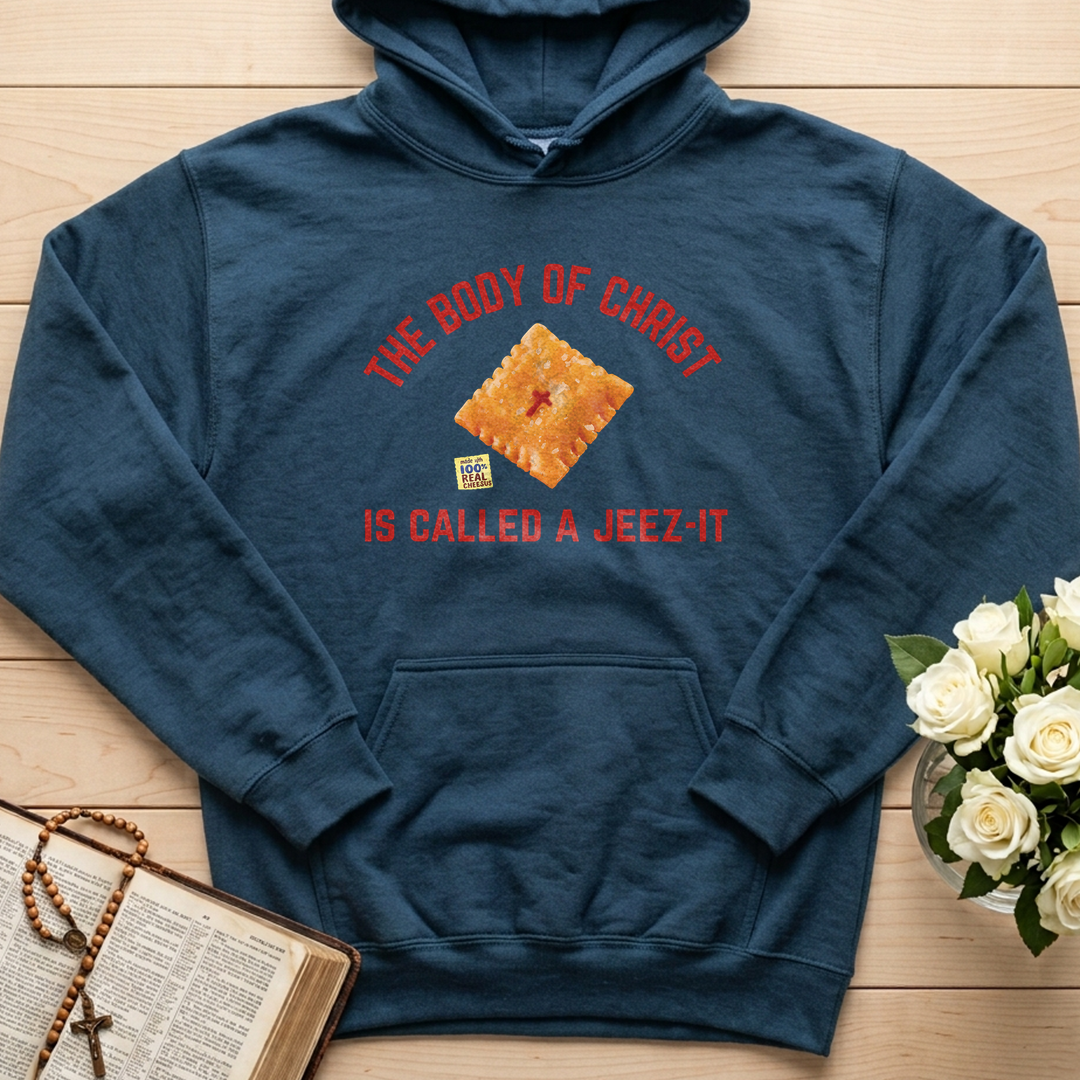 The Body Of Christ Made With 100% Real Cheesus Is Called A Jeez-it 01